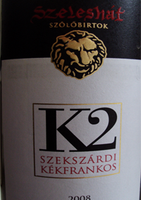 Szeleshát - Kékfrankos 2008