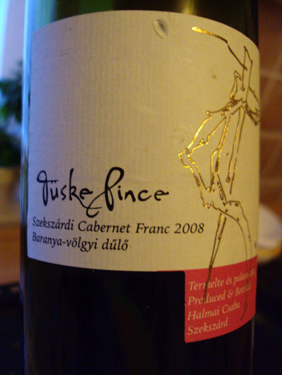 Tüske - Cabrenet Franc 2008